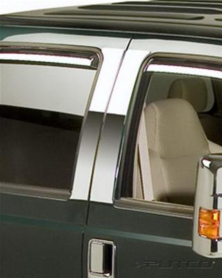 Putco 08-16 Ford SuperDuty - Crew Cab - 4pcs Stainless Steel Pillar Posts Classic thumbnail 2