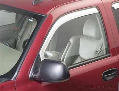 Putco 02-06 GMC Sierra EXT cab/Crew Cab (Front Only) - Excl Reg Cab Element Chrome Window Visors thumbnail 2