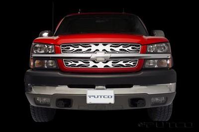 Putco 03-06 Chevrolet Avalanche w/o Body Cladding Flaming Inferno Stainless Steel Grille thumbnail 2
