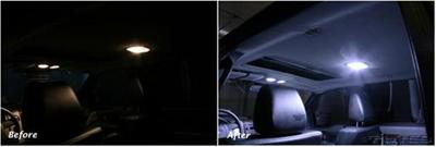 Putco 08-10 Ford SuperDuty Ext Cab or Crew Cab Premium LED Dome Lights (Application Specific) thumbnail 2