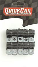 QuickCar Line Clamps 66-850 Clamps, Steel, Rubber Coated, .250 in. Hose Diameter, Set of 10