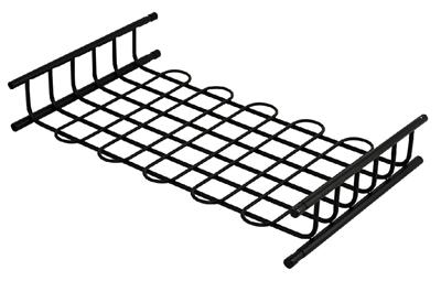 Heavy Duty Rb-dlx-v2 Roof Rack Cargo Storage Basket, Black