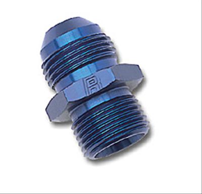 Russell Performance -4 AN Flare to 8mm x 1.25 Metric Thread Adapter (Blue) thumbnail 2