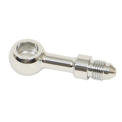 Russell Brake Adapter Fittings R4047C Fitting, Brake, Straight, 10mm Banjo, Male -3 AN, Steel, Chrome, Each thumbnail 2