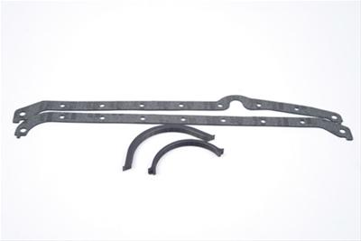 SCE AccuSeal E Oil Pan Gaskets 111090 Gasket, E, Multi-Piece, Nitrile, Butadiene, Chevy, Small Block, Set thumbnail 2