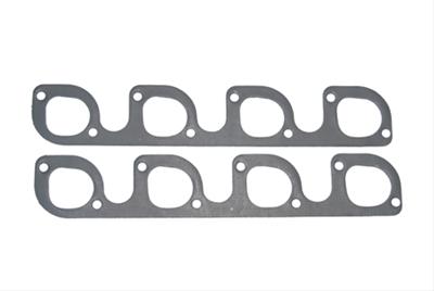 SCE AccuSeal Pro Exhaust Gaskets 274080 Header and Manifold Gaskets, Pro, Graphite/Steel, Round Port, for AJPE 481X Heads, V8, Pair