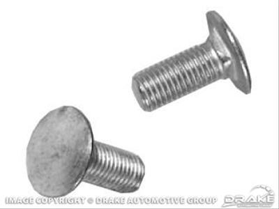 Scott Drake Body Fasteners 355471-SK Shock Tower Bolts, Carriage Head, Steel, Zinc Plated, Ford, Set of 6