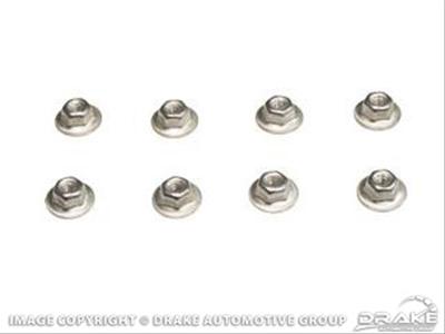 Scott Drake Replacement Taillight Components 359606-S8 Nuts, Replacement, Concours Correct, Ford, Set of 8