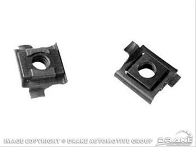 Scott Drake Body Fasteners 359613-SK Clip Nuts, Steel, Black, Ford, Pair thumbnail 2