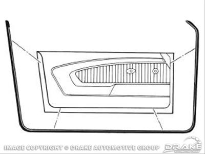 Scott Drake C5ZZ-6520530-1A Scott Drake Replacement Weatherstrip