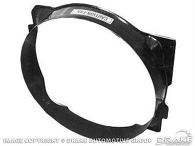 Scott Drake Fan Shrouds C3DZ-8146-3F Shroud, Single, Bolt-on, Fiberglass, Black, 3.5 in. Thick, Ford, Each
