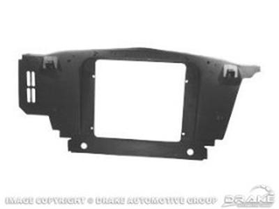 Scott Drake Radiator Supports C5ZZ-16138-A Support, Steel, Black, Ford, 260, 289, Each