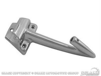 Scott Drake Rear View Mirror Brackets C5ZZ-17690-D Bracket, Steel, Chrome Plated, Ford, Each