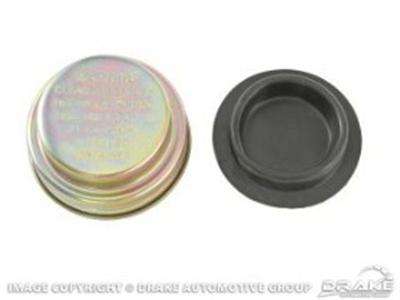 Scott Drake Brake Master Cylinder Caps C5ZZ-2162-B Cap, Screw On, Steel Gold Cadmium, Ford, Mercury, Each