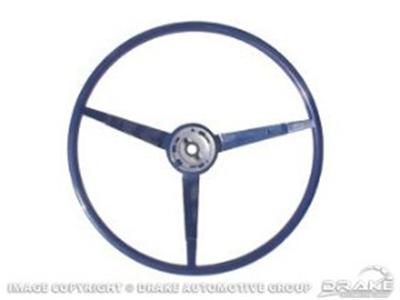 Scott Drake Replacement Steering Wheels C5ZZ-3600-BL Wheel, Replacement, ABS Plastic, Blue, Ford, 1-Bolt Mount, Each