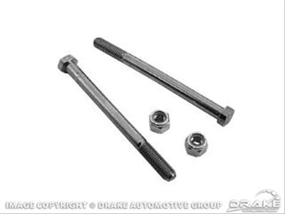 Scott Drake Leaf Spring Eye Bolts C5ZZ-5781-A Bolts, Hex, Steel, Natural, Ford, Pair