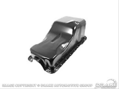 Scott Drake Oil Pans C5ZZ-6675-A Pan, Steel, Black, Ford, 260, 289, 302, Each