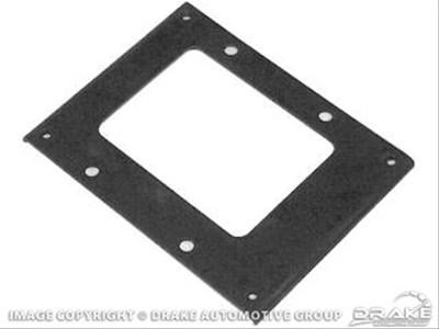 Scott Drake Console Components C5ZZ-7B233-A Components, Shifter Retaining Plate, Automatic Transmission, Steel, Black, Ford, Mustang, Each