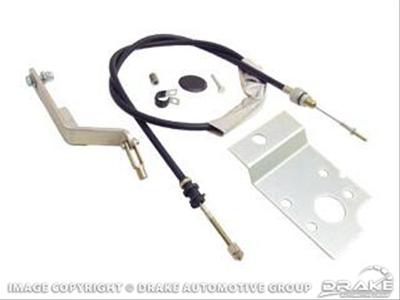 Scott Drake Clutch Cable Kits C5ZZ-CCK Cable, Adjustable, Quadrant, Ford, Kit