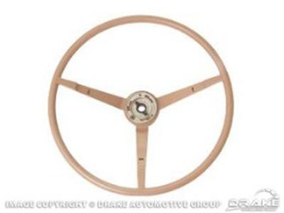 Scott Drake Replacement Steering Wheels C6ZZ-3600-PR Wheel, Replacement, ABS Plastic, Parchment, Ford, Each