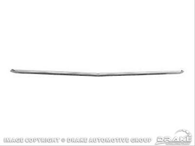 Scott Drake Hood Moldings C7ZZ-16856-A Molding, Aluminum, Polished, Ford, Each