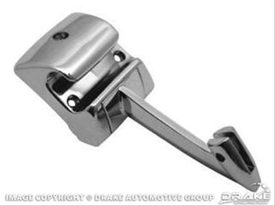 Scott Drake Rear View Mirror Brackets C7ZZ-17690-A Bracket, Zinc Alloy, Chrome Plated, Ford, Mercury, Each
