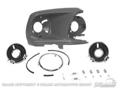 Scott Drake Headlamp Bucket Assemblies C9ZZ-16019-L Assembly, Driver Side, Ford, Kit