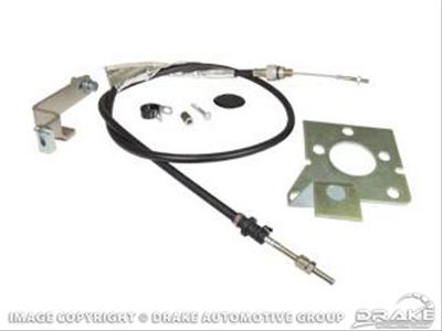 Scott Drake Clutch Cable Kits C9ZZ-CCK Cable, Adjustable, Ford, Kit