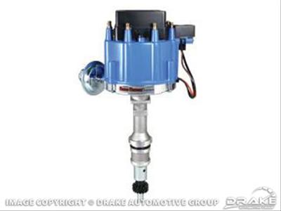 Scott Drake Street/Strip HEI Distributors IGN-D1352 Distributors, HEI, Magnetic, Steel Gear, Blue Cap, Ford, Lincoln, Mercury, Small Block Windsor, Each