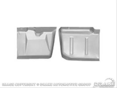 Scott Drake Floor Panel Patches M126RH Patch, To Firewall, Passenger Side, Steel, Natural, 22 in. Width, 18 in. Length, Ford, Each