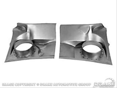 Scott Drake Cowl Panels M136LH Panel, Steel, Left Side, Inner Vent, Ford, Each