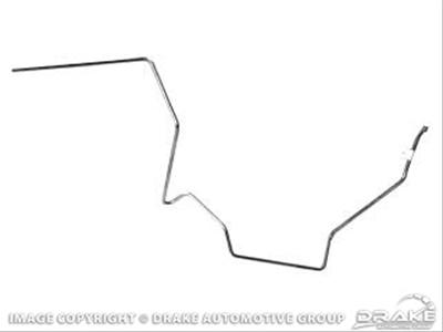 Scott Drake Tank to Pump Fuel Lines MLG005 Line, To Type, Steel, Natural, Ford, Mustang, Each