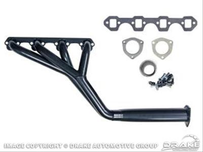 Scott Drake Headers S1MS-9430-CR Headers, Tri-Y, Steel, Nickel Plated, 2.5 in. Collector, Ford, 260, 289, 302, Pair thumbnail 2