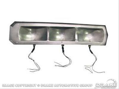 Scott Drake Replacement Taillight Components for 1967 MUSTANG - S7MS-13434 Housings, Replacement, ABS Plastic, Ford, Pair