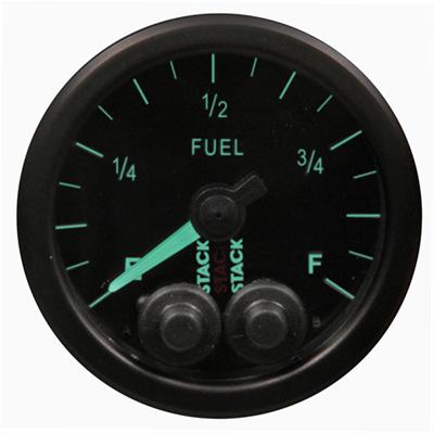 Stack Pro-Control Stepper Motor Analog Gauges ST3515 Gauge, Pro Control, Fuel Level, 0-280 Ohms, 2 1/16 in., Black Face, Analog, Electrical, Each thumbnail 6