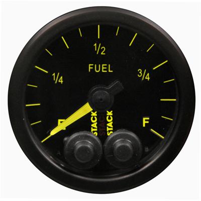 Stack Pro-Control Stepper Motor Analog Gauges ST3515 Gauge, Pro Control, Fuel Level, 0-280 Ohms, 2 1/16 in., Black Face, Analog, Electrical, Each thumbnail 3