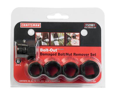 Craftsman Bolt Out 5 Piece Damaged Nut Remover Sets 009 52061 Craftsman Bolt Out 5 Piece Damaged Nut Remover Sets 009 52061 Free Shipping On Orders Over 99 At Summit Racing
