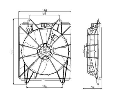 Sherman Parts SHE2927-400-0 Sherman Radiator Fan Assemblies | Summit Racing