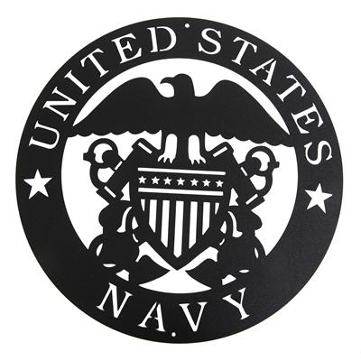 Navy Emblem Metal Silhouette - Free Shipping on Orders Over $99 at ...