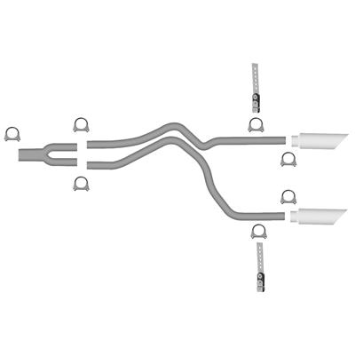 Summit Racing™ Deep-Tone Dual Exhaust Systems