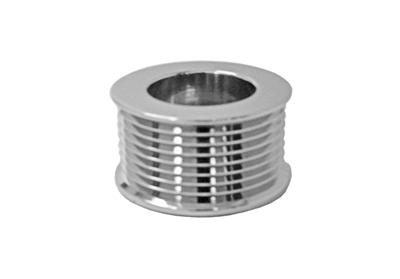 TUFF-STUFF Chrome Alternator - 6-Groove Pulley High Output Alternator