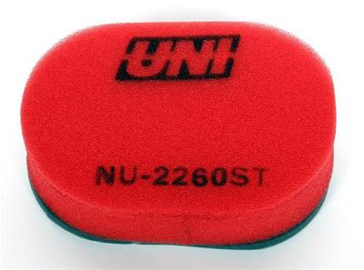 UNI Filter Multi-Stage Competition Air Filters UFI-NU-2260ST Filter, Competition, Foam, Red, Yamaha, Each