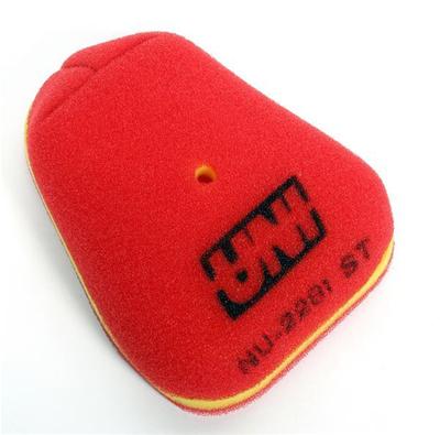 UNI Filter Multi-Stage Competition Air Filters UFI-NU-2281ST Filter, Competition, Foam, Red, Yamaha, Each
