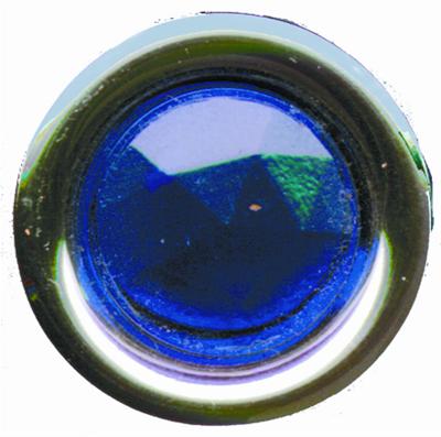 United Pacific Industries Glass Blue Dot Lens Only Misc A5010-1 
