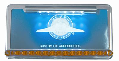 United Pacific Industries 6 LED Stainless Tube Light - White LED License Plate S2008LED