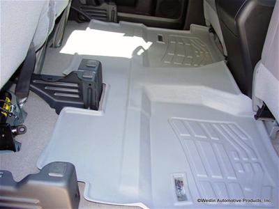 Westin Sure-Fit Floor Liners 72-123016 Mats, Sure-Fit, Second Seat, Plastic, Gray, Toyota, Set thumbnail 3