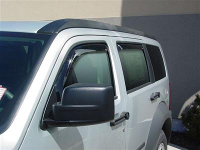 Westin In-Channel Wind Deflectors 72-35487 Side Window Visors, In-Channel, Front and Rear, Acrylic, Smoke, Dodge, Set of 4 thumbnail 3