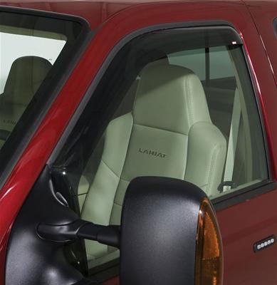Westin In-Channel Wind Deflectors 72-37475 Side Window Visors, Deflectors, Front, Snap-in, Acrylic, Smoke, Ford, Pair thumbnail 3