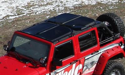 Wade 72-51066 Front and Rear Skytop Combo for Jeep