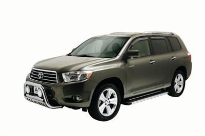 Westin In-Channel Wind Deflectors 72-88417 Side Window Visors, In-Channel, Front and Rear, Acrylic, Smoke, Toyota, Set of 4 thumbnail 4